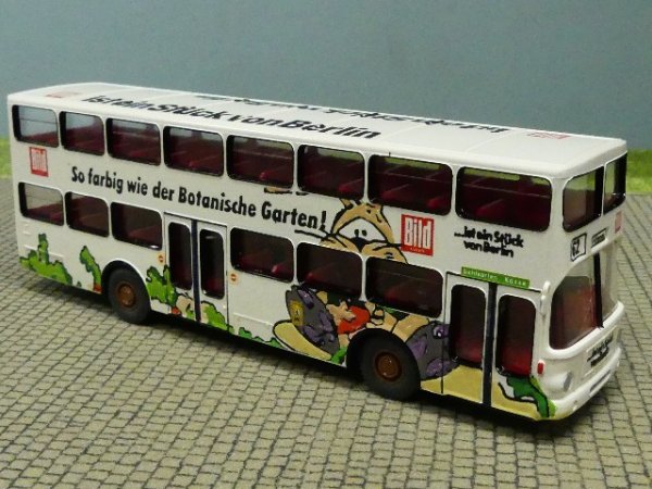 1/87 MAN SD 200 BVG - Bild Botanischer Garten / Grüne Woche - mit Decals gefertigt