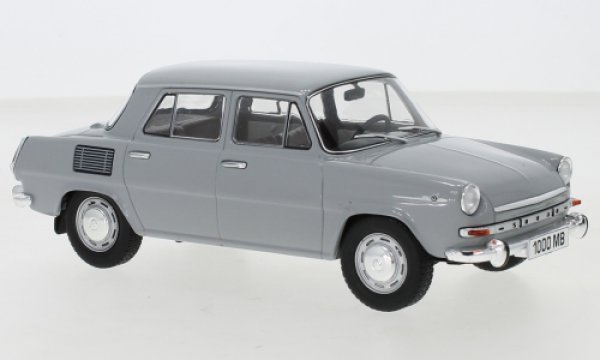 1/24 White Box Skoda 1000 MB grau 124097
