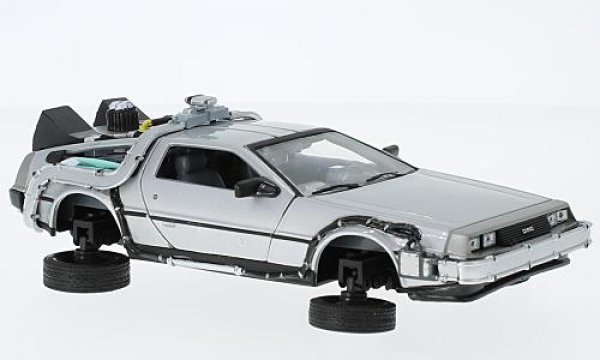 1/24 Welly DeLorean Time Machine Back To The Future II Fly Mode 22441FW