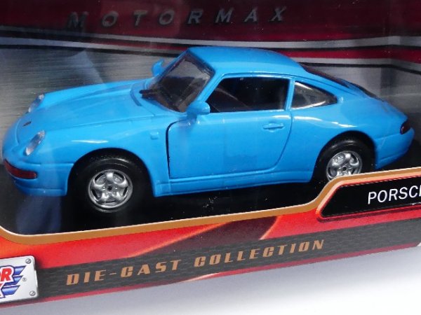 1/24 Motor Max Porsche 911 hellblau 317595