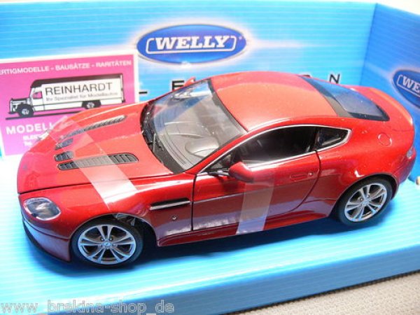 1/24 Welly Aston Martin V12 Vantage dunkelrot