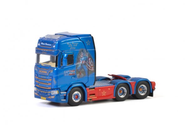 1/50 WSI Scania S Highline CS20H Benny Rasmussen 3-Achs ZM 01-2490