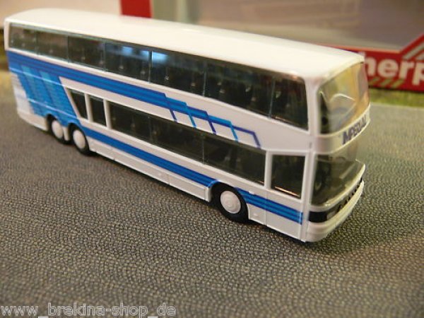 1/87 Herpa Setra S 228 DT Imperial blau weiß