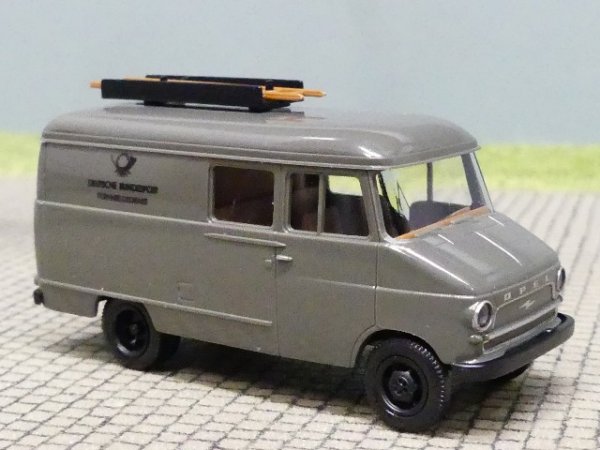 1/87 Brekina Opel Blitz 1959 Fernmeldedienst Post Kasten