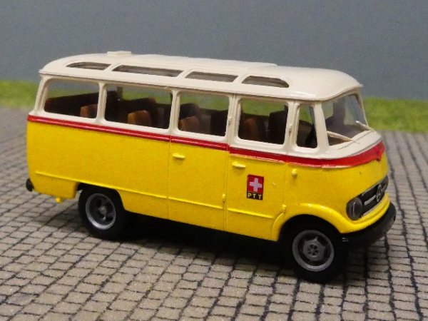 1/87 Brekina MB 319 PTT Schweiz CH Türwappen Panoramabus