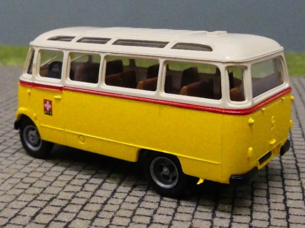 1/87 Brekina MB 319 PTT Schweiz CH Türwappen Panoramabus