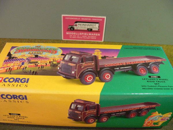 1/50 Corgi Leyland 8 Wheel Rigid Truck Set John Codona GB 24401