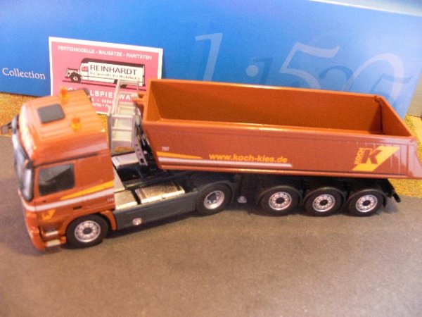 1/50 Conrad MB Actros MP3 Koch und Kies Kippauflieger-Sattelzug 72202/06