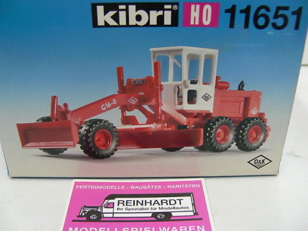 1/87 Kibri 11651 O & K Grader G16-8 rot