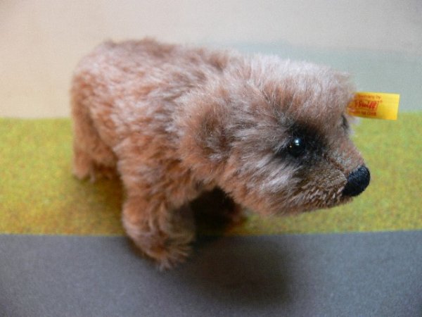 ST 91 Steiff Grizzlybär Grissy 17 cm aus Mohairplüsch 031229