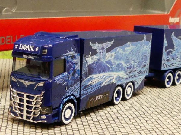 1/87 Herpa Scania CS 20 HD Eurocombi Ekdahl / Arctic Griffin  ( S ) 309844