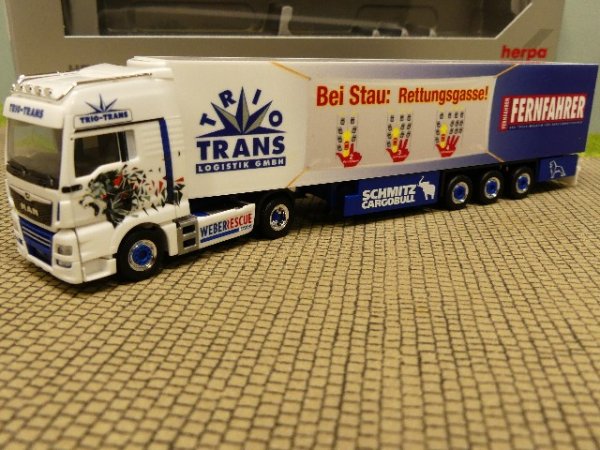 Tekno Trio Trans / Fernfahrer MAN TGX XXL Euro 6c