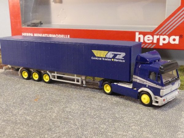 1/87 Herpa MB SK CTR Schiebeplanen Sattelzug 141949