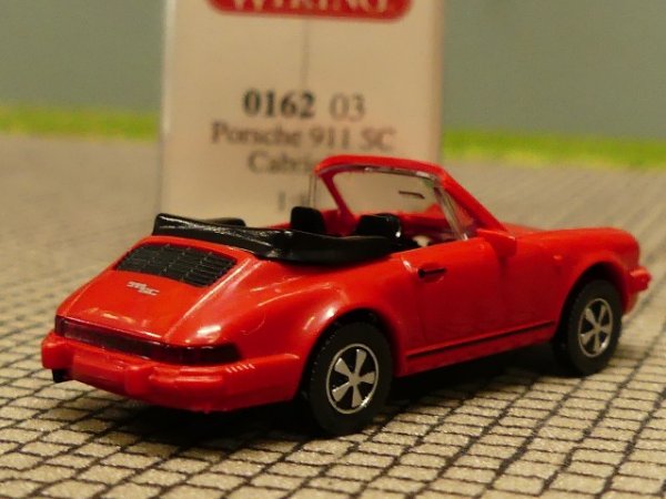 1/87 Wiking Porsche 911 Cabrio rot 162 03
