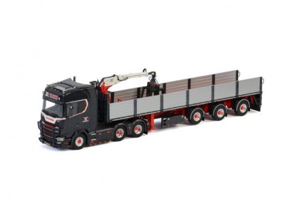 1/50 WSI Scania S Pritschen SZ mit Ladekran Jasper Pellegrom 01-2865