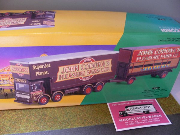 1/50 Corgi AEC Truck JOHN CODONAS PLEASURE FAIRS HZ 21701