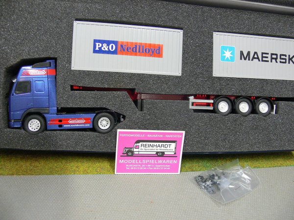1/50 Conrad Volvo FH16 ZM mit Nooteboom Flexitrailer 46124/0