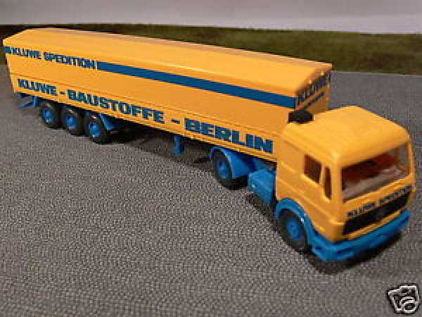 1/87 Wiking MB NG Kluwe Spedition Baustoffe Planen-SZ 515 5 A