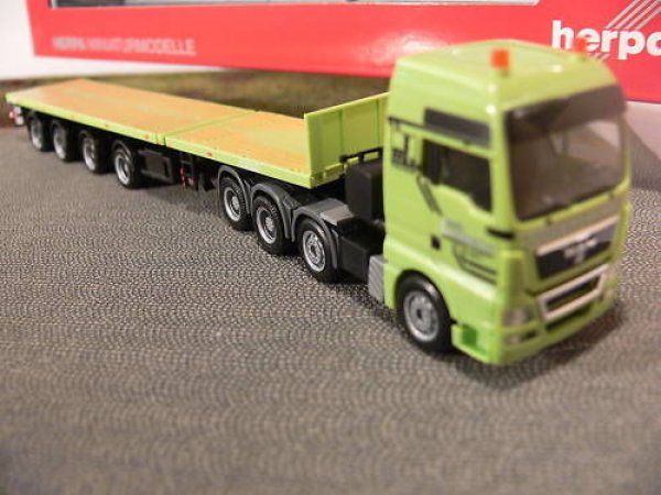 1/87 Herpa MAN TGS XXL Lammerts Groep Teletrailer Sattelzug 157414