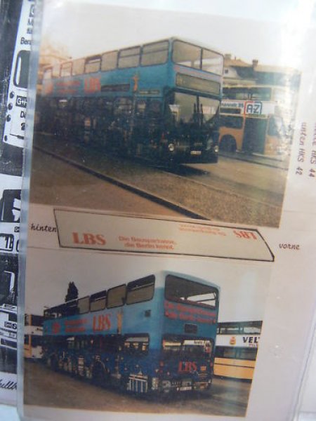1/87 Stettnisch Decals BVG LBS Die Bausparkasse Nacht (für MAN SD 200) #0127