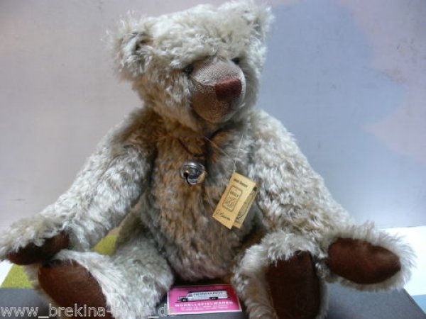 Grisly Künstlerteddy Marvin von Janet Reeves in Deutschland angefertigt ca.49 cm