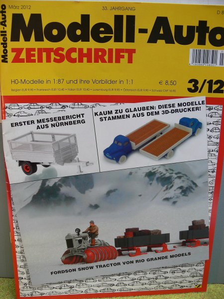 Modell Auto Zeitschrift MAZ 2013/3 März 2013