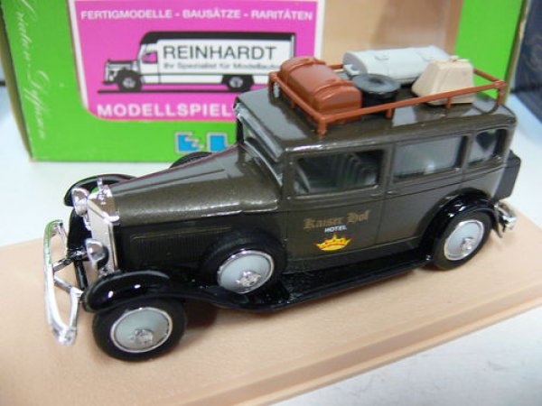 1/43 Eligor MB 1931 Limousine D Hotel Kaiser Hof mit Gepäck grünbraun