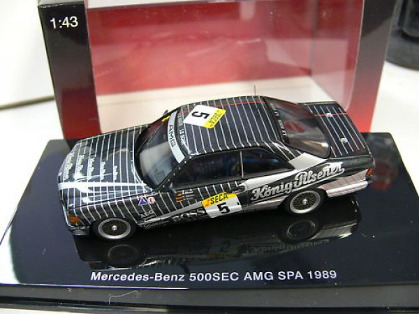 1/43 AUTOart MB 500 SEC W126 AMG SPA 1989 #5 Heyer 68931