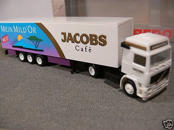 1/87 Albedo Volvo F12 Jacobs Mild'OR Koffer Sattelzug 300150