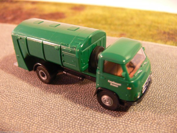 1/87 Brekina Borgward 655 Müllwagen Kanalbauamt Bremen 43206