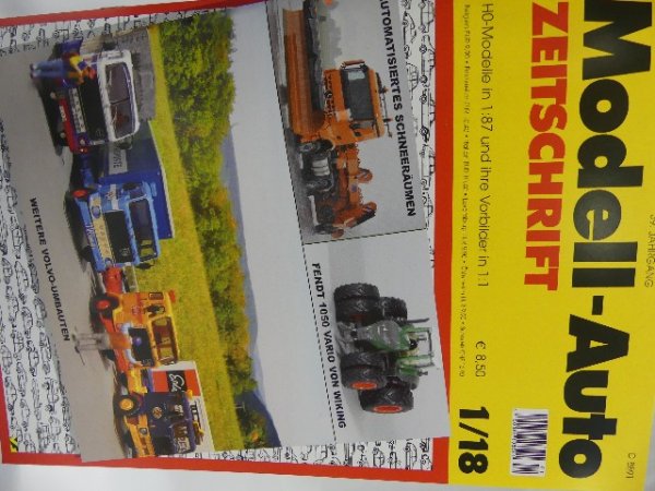 Modell Auto Zeitschrift MAZ 2018/1 Januar 2018