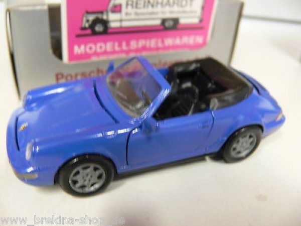 1/43 NZG Porsche 911 C 2/4 Cabrio blau 350