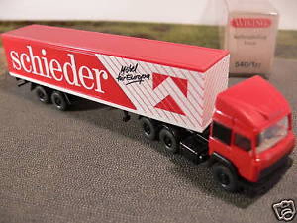 1/87 Wiking Iveco Schieder Möbel Koffer-Sattelzug 540 7 A