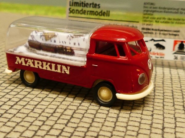 1/87 Brekina # 2066 VW T1b Märklin, Modellbahn Präsentation, mit Glaskuppel