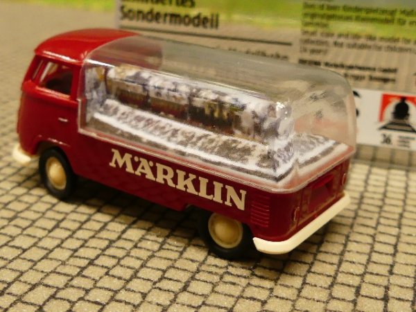 1/87 Brekina # 2066 VW T1b Märklin, Modellbahn Präsentation, mit Glaskuppel