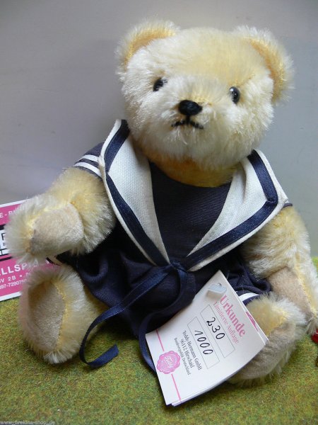 HB 28 Hermann Bamberg Teddy Seemannsfrau ca.22 cm limitiert