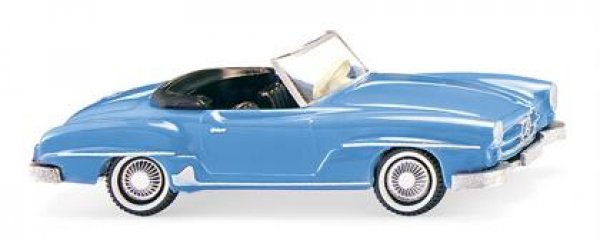 1/87 Wiking MB 190 SL Cabrio hellblau 0250 02