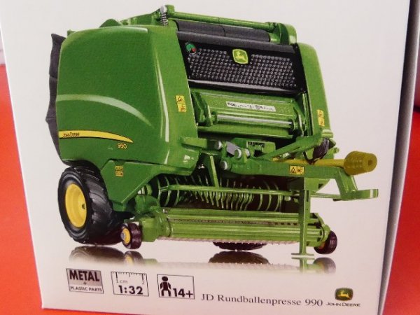 1/32 Wiking John Deere Rundballenpresse 990 0773 16