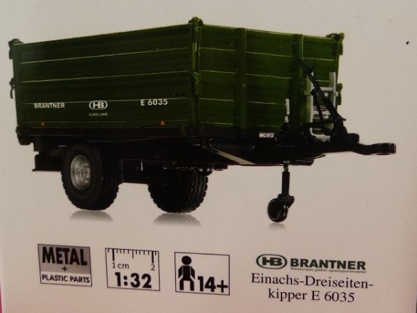 1/32 Wiking Brantner E 6035 Einachs-Dreiseitenkipper 0773 48