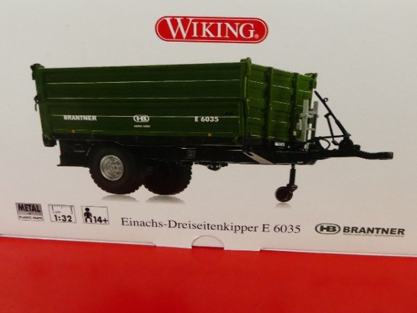 1/32 Wiking Brantner E 6035 Einachs-Dreiseitenkipper 0773 48