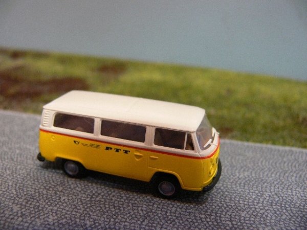 1/87 Brekina VW T2 PTT Schweiz CH Bus