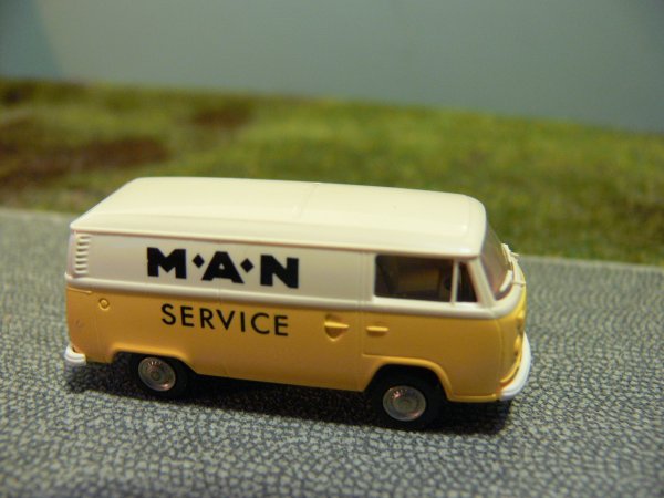1/87 Brekina VW T2 Kasten MAN Service