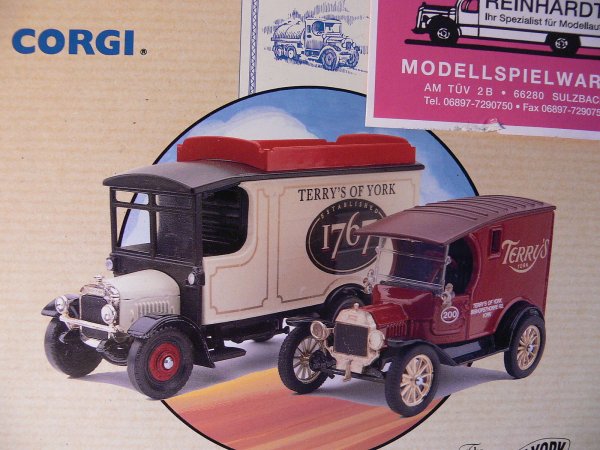 1/50 Corgi Thornycroft Van u.Model T Van Therry's of York 97753