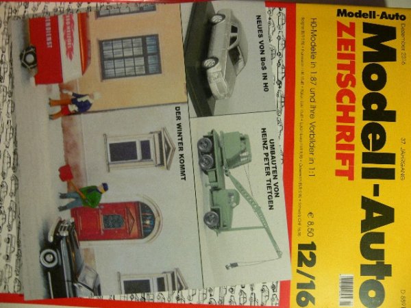 Modell Auto Zeitschrift MAZ 2016/12 Dezember 2016