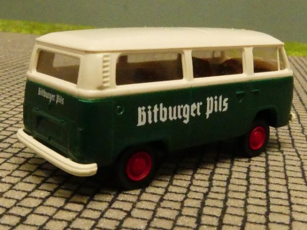 1/87 Brekina VW T2 Bitburger Pils Bus