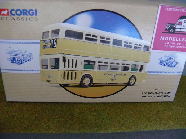 1/50 Corgi Leyland Atlantean Bus Wallasey Corporation 97232