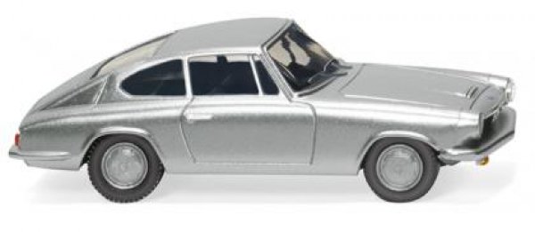 1/87 Wiking BMW 1600 GT Coupe silbermetallic 0187 02