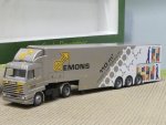 1/87 Herpa Scania 143m EMONS  Jumbo-Koffer-Sattelzug