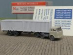 1/160 N Spur Wiking Henschel 2 x 20ft Container-Sattelzug N51