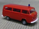 1/87 Brekina VW T2 Kombi Feuerwehr rot, neutral, 1973, 33162